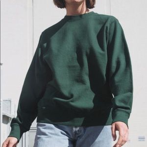 Brandy Melville green sweatshirt